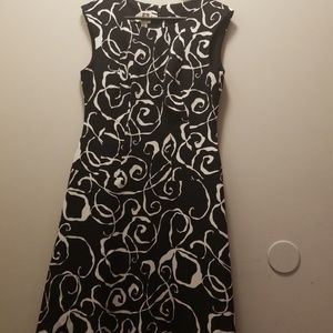 Black and white dress